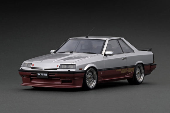 1:18 Nissan Skyline 2000 RS-X Turbo-C (R30) - Silver/Red - Ignition Model IG2441
