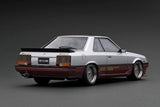 1:18 Nissan Skyline 2000 RS-X Turbo-C (R30) - Silver/Red - Ignition Model IG2441