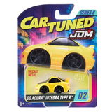 1:64 2000 Acura Integra Type R -- Yellow -- CarTuned: JDM Series 6