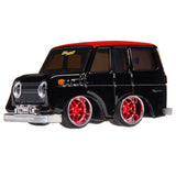 1:64 1967-79 Toyota Land Cruiser J50 -- Black/Red -- CarTuned: JDM Series 6