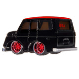 1:64 1967-79 Toyota Land Cruiser J50 -- Black/Red -- CarTuned: JDM Series 6