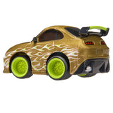 1:64 1993 Toyota Supra A80 -- Gold w/Flames -- CarTuned: JDM Series 6