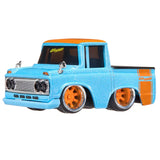 1:64 1973 Toyota Stout -- Blue/Orange -- CarTuned: JDM Series 6