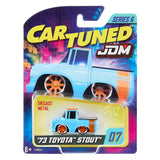 1:64 1973 Toyota Stout -- Blue/Orange -- CarTuned: JDM Series 6