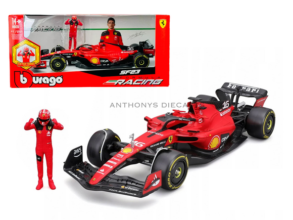 1:24 2023 Charles LeClerc -- #16 Scuderia Ferrari SF-23 -- Bburago F1