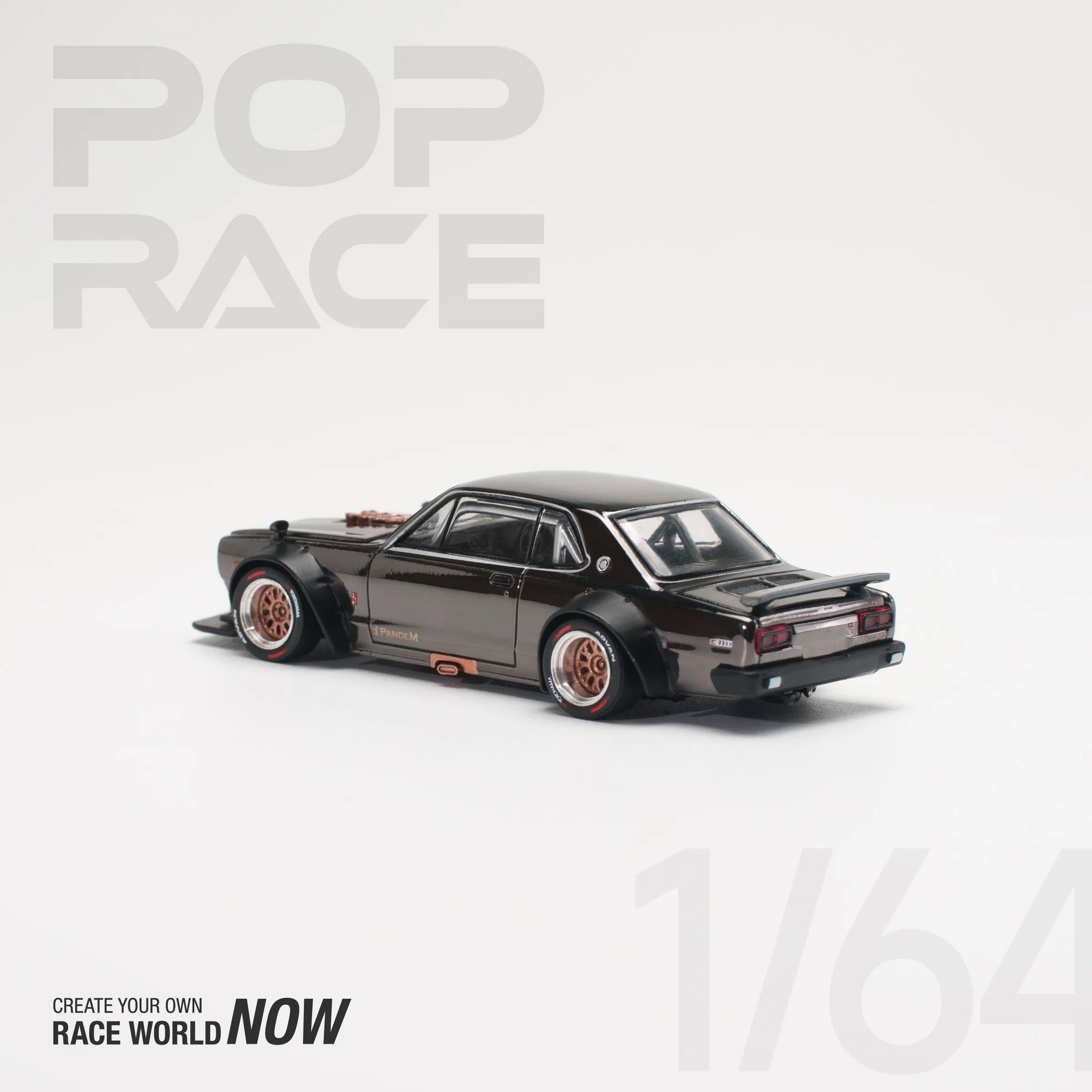 1:64 Nissan Skyline GT-R (KPGC10) Hakosuka V8 -- Dark Chrome 1:64 Nissan Skyline GT-R (KPGC10) Hakosuka V8 -- Dark Chrome
