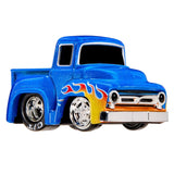1:64 1956 Ford F100 -- Blue w/Flames -- CarTuned: Mainline Series 11