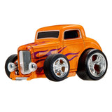 1:64 1932 Ford 3-Window Coupe -- Orange w/Flames -- CarTuned: Mainline Series 11