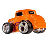 1:64 1932 Ford 3-Window Coupe -- Orange w/Flames -- CarTuned: Mainline Series 11