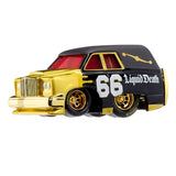 1:64 CT Hearse -- Black/Gold -- CarTuned: Liquid Death Series 1