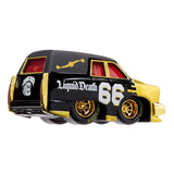 1:64 CT Hearse -- Black/Gold -- CarTuned: Liquid Death Series 1