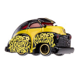 1:64 1947 Chevrolet Fleetline -- Black/Yellow -- CarTuned: Liquid Death Series 1