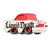1:64 1959 Chevrolet Impala -- White/Red -- CarTuned: Liquid Death Series 1
