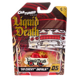 1:64 1959 Chevrolet Impala -- White/Red -- CarTuned: Liquid Death Series 1