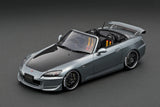1:18 Honda S2000 (AP2) -- Dark Silver w/Carbon Bonnet -- Ignition Model IG2590