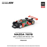 (Pre-Order) 1:64 1991 Le Mans 24h Winner -- #55 Mazda 787B -- Pop Race