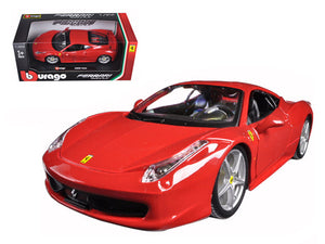 1:24 Ferrari 458 Italia -- Red -- Bburago Race & Play
