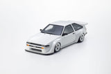 (Pre-Order) 1:18 Toyota Sprinter Trueno (AE86) Khyzyl Saleem -- White -- Kyosho: Samurai