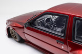 (Pre-Order) 1:18 Toyota Sprinter Trueno (AE86) Khyzyl Saleem -- Red -- Kyosho: Samurai