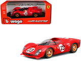 1:24 1967 24 Hours of Daytona Winner -- #23 Ferrari 330 P4 -- Bburago