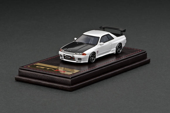 1:64 Nissan Skyline GT-R Nismo R32 -- White -- Ignition Model