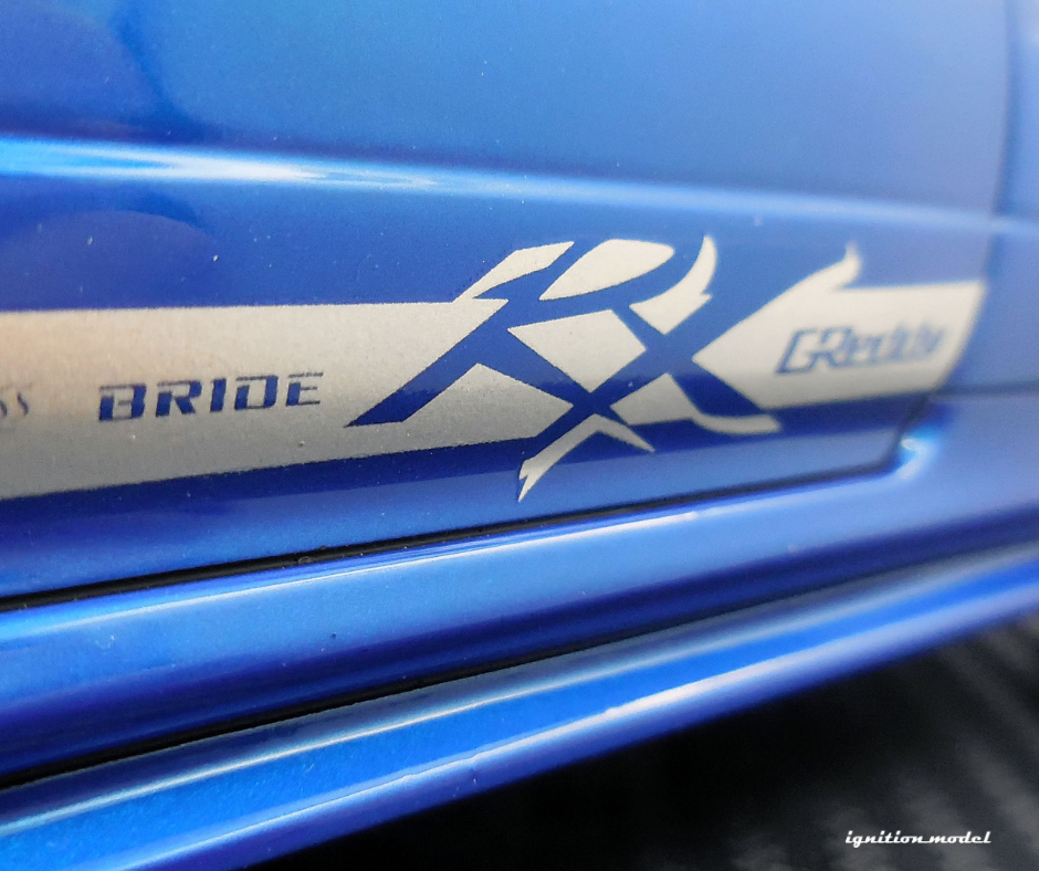 1:18 Nissan R34 Skyline GT-R GReddy 34RX -- TRUST Blue -- Ignition Mod