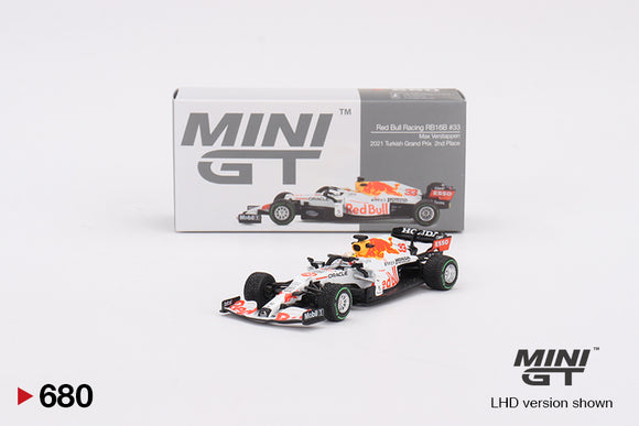 1:64 2021 Max Verstappen -- Turkish GP -- Red Bull RB16B F1 -- Mini GT MGT00680