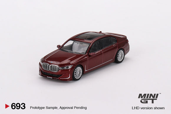 1:64 BMW Alpina B7 xDrive -- Aventurin Red Metallic -- Mini GT