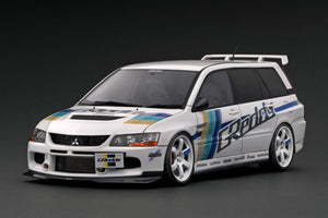 1:18 Mitsubishi Lancer Evo IX (9) Wagon (CT9W) - GREDDY White -- Ignition IG2775