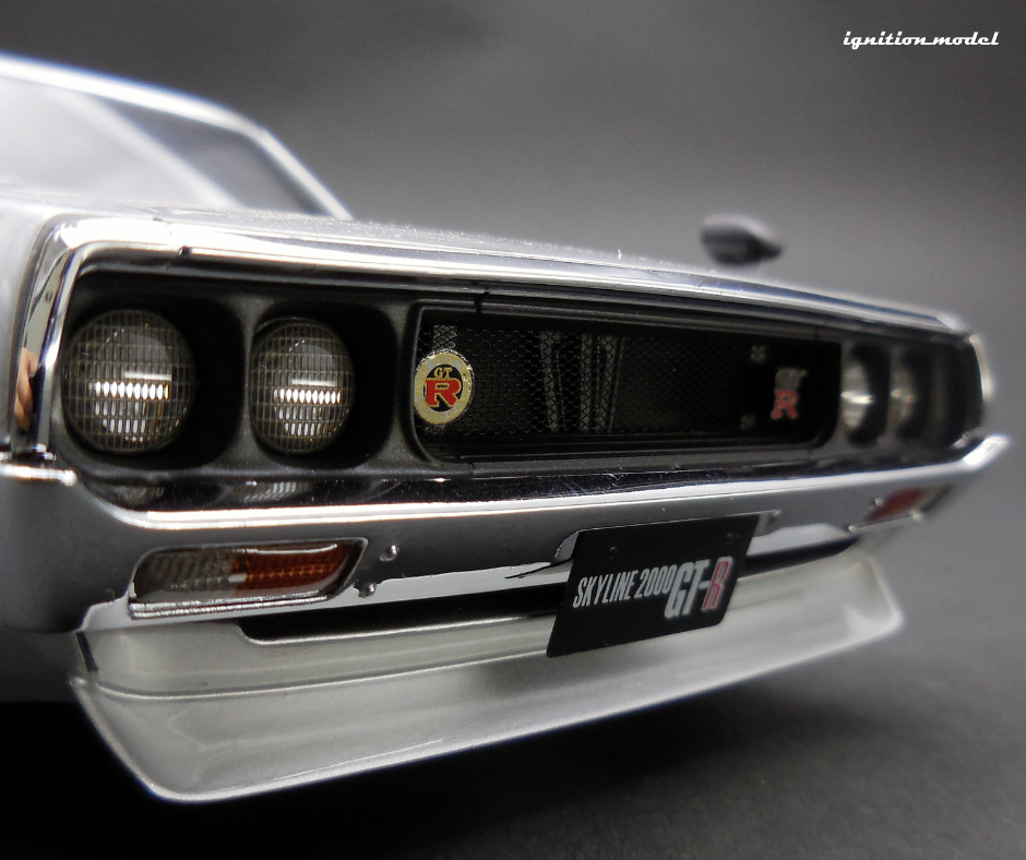 1:18 Nissan Skyline 2000 GT-R (KPGC110) -- Silver -- Ignition Model IG