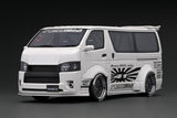 1:18 Toyota Hiace TSD Works -- Pearl White -- Ignition Model IG2804