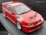 (Pre-Order) 1:18 Mitsubishi Lancer Evolution VI GSR T.M.E (CP9A) -- Red -- Ignition Model IG3664