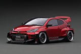 1:18 Toyota GR Yaris PANDEM -- Red Metallic -- Ignition Model IG2902