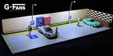 1:64 Normal Car Park Garage Diorama Display with LEDs -- G-Fans 710029