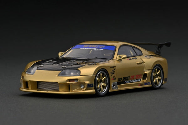 1:43 Toyota Supra (A80) -- TOP SECRET GT300 Gold -- Ignition Model IG2