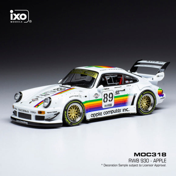 1:43 RWB 930 -- Apple Computers #89 -- IXO Models Porsche 911