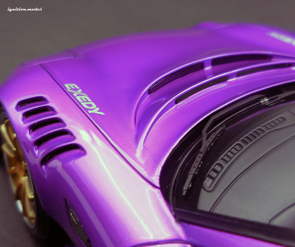 1:18 Mazda RX7 FEED Afflux GT3 (FD3S) -- Purple Metallic