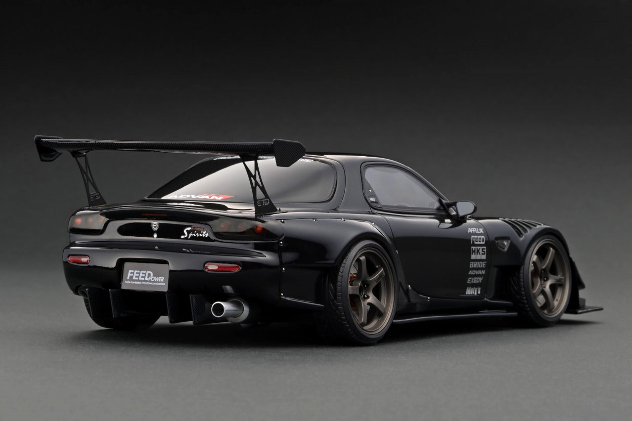 1:18 Mazda RX7 FEED Afflux GT3 (FD3S) -- Black -- Ignition Model IG296