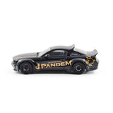 1:64 Ford Mustang PANDEM -- Black/Gold -- Model-Model