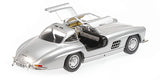 1:18 1955 Mercedes-Benz 300 SL (W198) -- Silver -- Minichamps