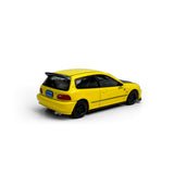 (Pre-Order) 1:64 Honda Civic EG6 -- Spoon Yellow/Black -- Model-Model
