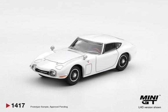 1:64 Toyota GR Supra LB-WORKS (A90) -- White -- Mini GT