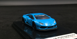1:64 Lamborghini Huracan Liberty Walk -- Pearl Blue -- JEC Models