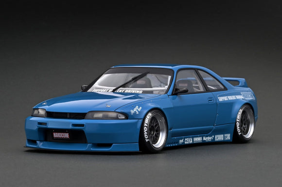 1:18 Nissan Skyline GT-R R33 PANDEM -- Blue -- Ignition Model IG3026
