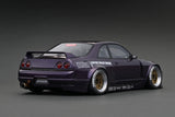 1:18 Nissan Skyline GT-R R33 PANDEM -- Purple -- Ignition Model IG3032