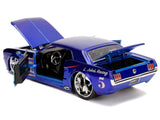 1:24 1965 Ford Mustang GT -- Candy Blue with Flames -- JADA: Big Time Muscle