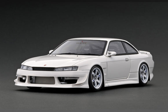 1:18 Nissan VERTEX S14 Silvia -- White  -- Ignition Model IG3080