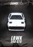 (Pre-Order) 1:64 Ferrari 308 GTB LBWK Liberty Walk -- White -- INNO64