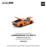 (Pre-Order) 1:64 Lamborghini Countach LP1 800-4 -- Arancia Atlas (Orange) -- Pop Race