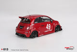 1:18 Fiat Abarth 595 LB-WORKS x Abas Works -- #49 Red -- TopSpeed Model TS0613